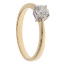 18ct Yellow Gold 0.50ct Diamond Solitaire Ring