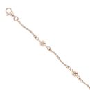 9ct Yellow Gold Fancy Wave Bracelet 7"