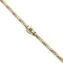 14ct Yellow Gold Monaco Spin Plain Lock Twist Chain 22"