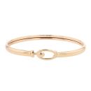 9ct Yellow Gold Hinged Fancy Bangle