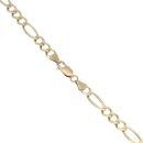 9ct Yellow Gold Figaro Chain 18"