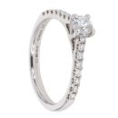 18ct White Gold 0.51ct Diamond Solitaire Ring