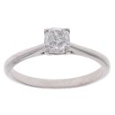 18ct White Gold 0.70ct Diamond Solitaire Ring