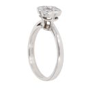 Platinum 0.50ct Brilliant Cut Diamond Cluster Ring