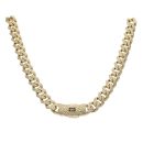 14ct Yellow Gold Monaco Classic Flex Lock Curb Chain 26"