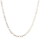 9ct Yellow Gold Figaro Chain 18"