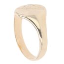 9ct Yellow Gold Patterned Signet Ring