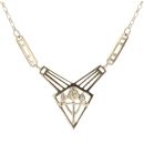 9ct Yellow Gold Rennie Mac Pendant and Chain 18"