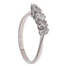 18ct White Gold 0.30ct Diamond Five Stone Ring