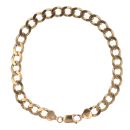 9ct Yellow Gold Curb Bracelet 8.5"