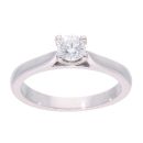 Platinum 0.40ct Diamond Solitaire Ring