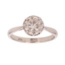 18ct White Gold 1.15cts Brilliant Cut Solitaire Illusion Set Ring