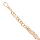 9ct Yellow Gold Cubic Zirconia Boxing Glove Belcher Bracelet 6.5"