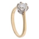 18ct Yellow Gold 1.40ct Brilliant Cut Diamond Solitaire Ring