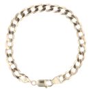 9ct Yellow Gold Curb Bracelet 8"