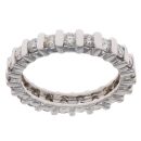 18ct White Gold 1.49ct Diamond Full Eternity Ring