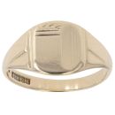 9ct Yellow Gold Patterned Signet Ring