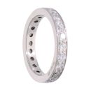 Platinum 1.10ct Diamond Full Eternity Ring