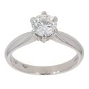 Platinum 0.60ct Brilliant Cut Diamond Solitaire Ring