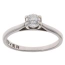18ct White Gold 0.50ct Diamond Solitaire Ring