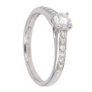 18ct White Gold 0.37ct Diamond Solitaire Ring