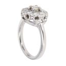 Platinum Brilliant Cut 1.00ct Diamond Cluster Ring