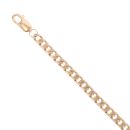 9ct Yellow Gold Curb Bracelet 8.5"