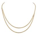 18ct Yellow Gold Two Strand Collarette 18"