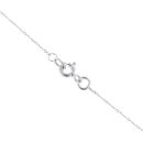 18ct White Gold 0.50ct Brilliant Cut Diamond Solitaire Pendant And Chain 18"