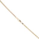 9ct Yellow Gold Foxtail Chain 18"