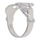 Silver Claddagh Ring By Icesia