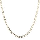 9ct Yellow Gold Curb Chain 20"