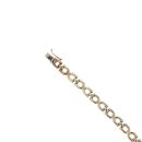 9ct Yellow and White Gold Fancy Bracelet 7.5"