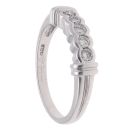 18ct White Gold 0.25ct Diamond Five Stone Ring