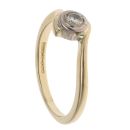 18ct Yellow Gold 0.15ct Diamond Solitaire Ring