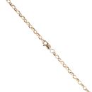 9ct Yellow Gold Belcher T Bar Chain 18"