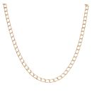 9ct Yellow Gold Square Curb Chain 30"