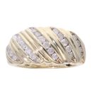 9ct Yellow Gold 0.50ct Diamond Fancy Ring