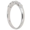 9ct White Gold 0.25ct Diamond Five Stone Ring