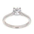 Platinum 0.71ct Diamond Solitaire Ring