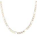 9ct Yellow Gold Figaro Chain 24"