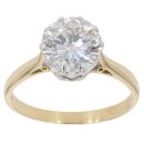 18ct Yellow Gold 2.10ct Brilliant Cut Diamond Solitaire Ring