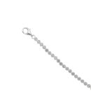 Silver Cubic Zirconia Tennis Bracelet 7.5"