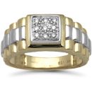 9 Carat Yellow Gold 0.15pts Diamond Ring