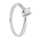 18ct White Gold 0.20ct Diamond Solitaire Ring