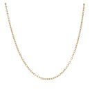 9ct Yellow Gold Square Belcher Chain 18"