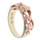 9ct Yellow And Rose Gold Tree Of Life Clogau Ring