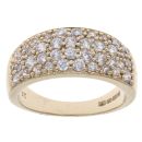 9ct Yellow Gold Cubic Zirconia Fancy Ring