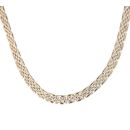 9ct Yellow Gold Watch Strap Style Chain 16"