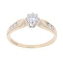 18ct Yellow Gold 0.45ct Diamond Solitaire Ring